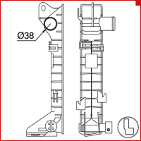 Бачок радиатора Ford Transit