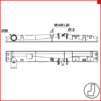 Бачок радиатора Toyota Land Cruiser D