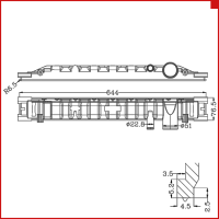 БАЧОК РАДИАТОРА MAN L 2000 (1994-2005), MAN M 2000 (1996-2005), MAN M 90 (1988-1996)