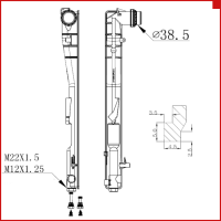 БАЧОК РАДИАТОРА BMW X3 E83 (2004-2010)