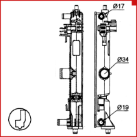Бачок радиатора Toyota Prius (Zvw50) (15-)